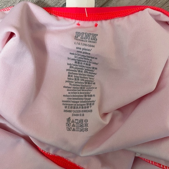 PINK one pice swimwear size L - Picture 3 of 3